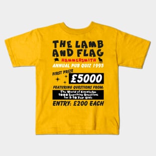 The Lamb and Flag Annual Pub Quiz Kids T-Shirt